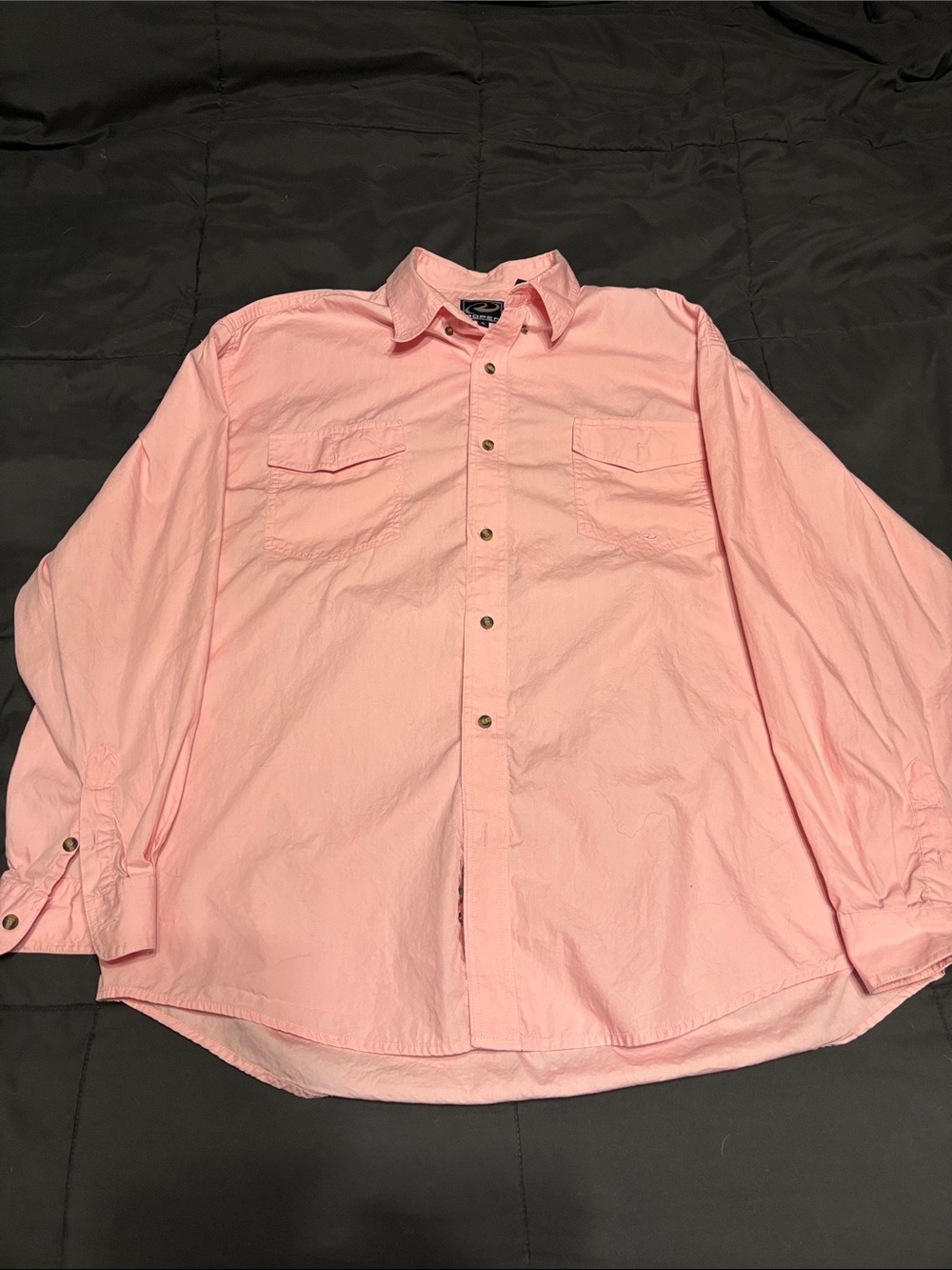 Roper Men's Light Pink Casual Button-Down Shirt
